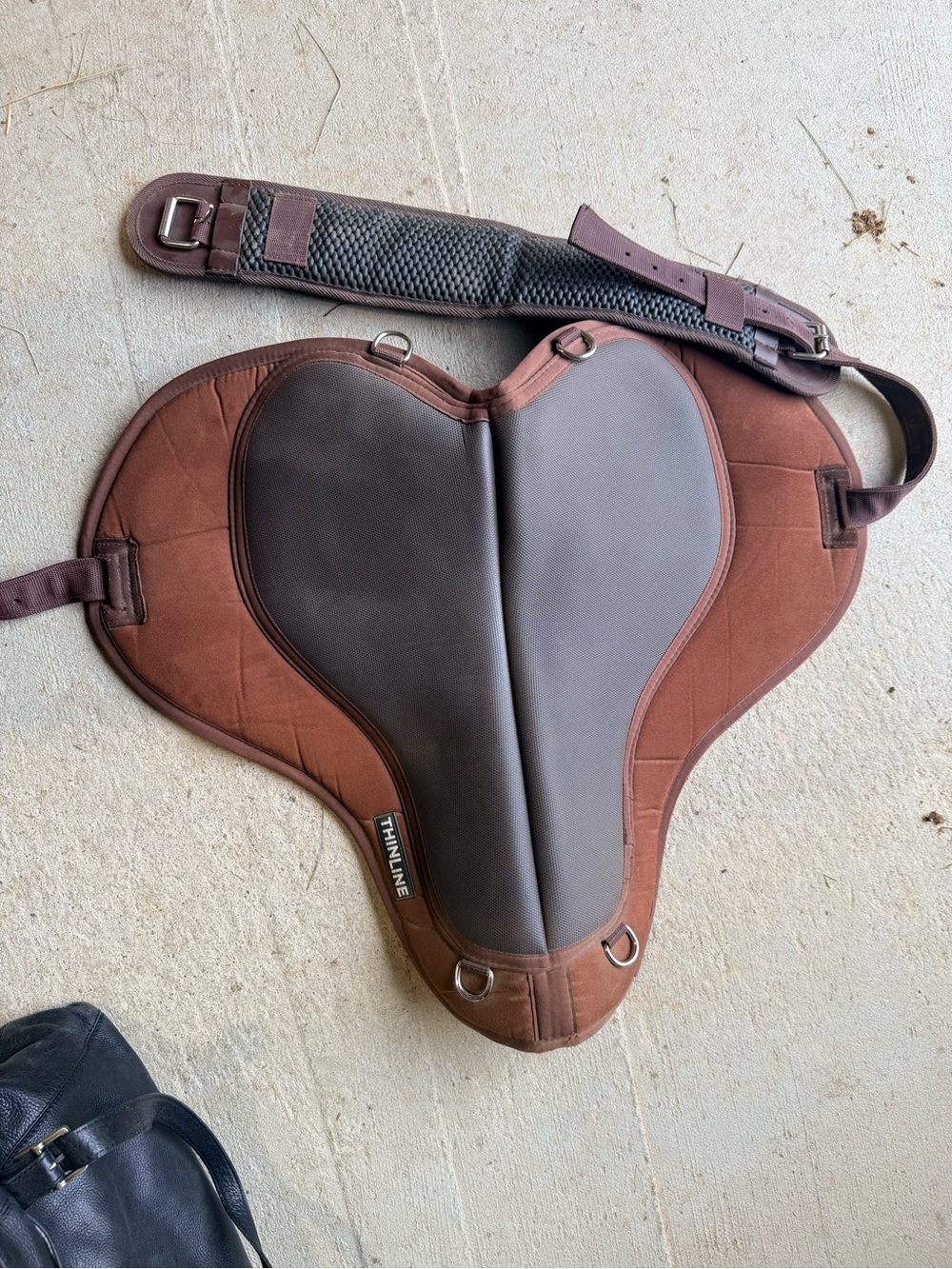 Thinline Brown Bareback Pad - Picture 3 of 5